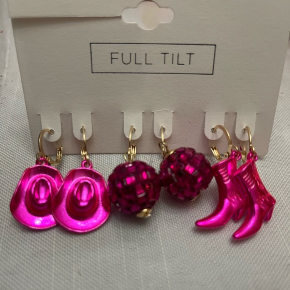 Cowboy 🤠 Disco Earrings - Picture 2 of 2